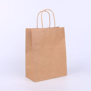 10PC Multifunction Soft Color Paper Bag with Handles Festival Gift Bag Shopping Bags Kraft Paper Bag