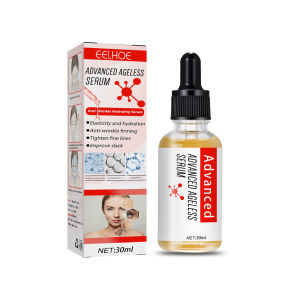 Eelhoe Anti Wrinkle Hydrating Serum Dry Skin Whitening Moisturizing Collagen Skin Repair Essence Facial Firming Lifting Anti-Aging Face Cream Fades Fine Lines Brighten Repair Peptide Essence Skin Care Day Night Cream（30ml）