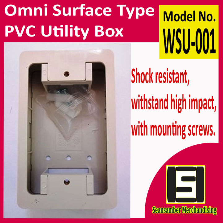 Omni Surface Type PVC Utility Box Amco Box Lazada PH