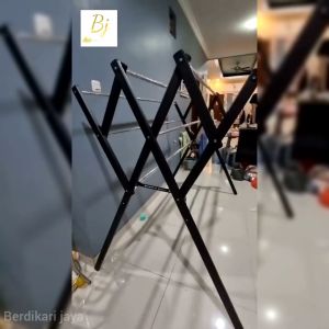 JEMURAN STAINLESS BINAKARYA / TEBAL DAN KOKOH THOR HITAM