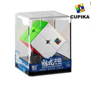 Cube Puzzle 2x2 2m 2 M Stickerless transparant Moyu Meilong Magnet Magnetic
