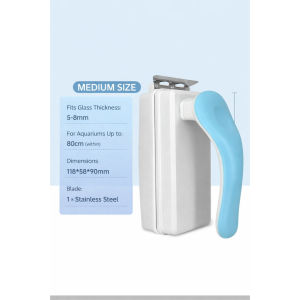 [PREMIUM!!] Magnetic Aquarium Glass Cleaner with Algae Scraper Berus magnetik pembersih alga untuk akuarium