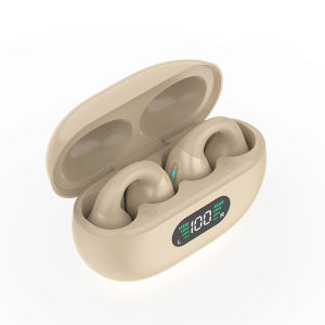 DISOUR คลิปบนหูไร้สายกีฬาชุดหูฟังบลูทูธ5.3หูคลิปเกมเพลงการควบคุมแบบสัมผัสเสียงยกเลิก TWS หูฟังบลูทูธ【แนวคิดการนำกระดูก】หูฟัง