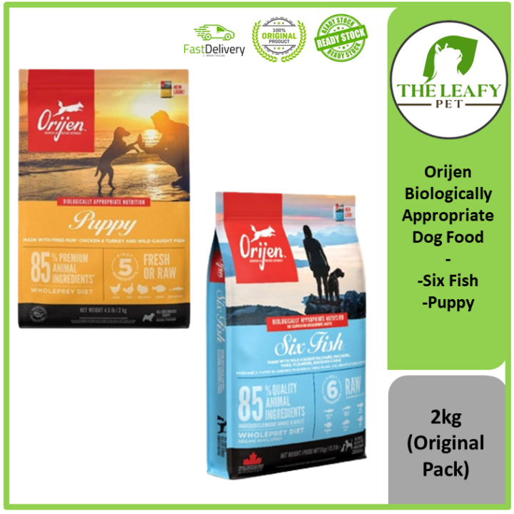 Orijen Biologically Appropriate Dog Food Six Fish / Puppy - 2kg ...