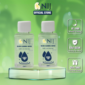 Nước Làm Sạch Trang Sức Bạc NIJ 30ml - Bảo Quản Đồ Trang Sức Cao Cấp