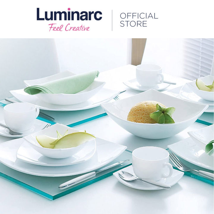 Luminarc Quadrato 2pcs 16cm Multi Purpose Bowl White Square 07801/H4743 ...