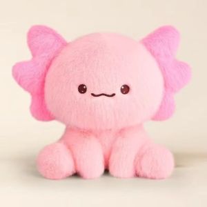 ALLLUCK 1PC Salamander Doll Plush Companion Doll Cute Axolotl Kawaii Ornaments Plushie Animal Toy  Home Decor Stuffed Doll Birthday Gifts