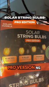 *Solar String Bulbs Pro  S14 Edison  2400mAh  Remote Control  Outdoor Garden Lights