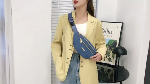 Fanny Packs for Women Men Fashion Waist Bag Travel Chest Bag Nylon Crossbody Purse Multi-Functional Travel Pouch