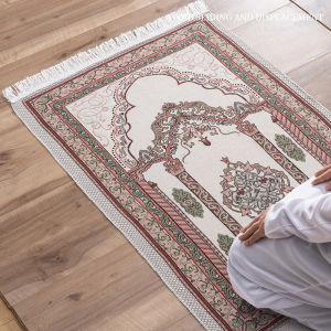 70x108cm Muslim Prayer RugSejadah Carpet Kneeling Mat Worship Rug Prayer Floor Mat Portable Prayer Mat Prayer Mat Muslim for Men and Women Foldable Prayer Mat for Muslims Perfect Muslim Gift