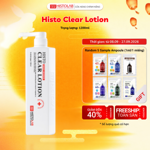 Dung dịch ủ mụn Histo Clear Lotion Histolab 1200ml + [GIFT] Tặng Random 5 Sample Ampoule 1ml