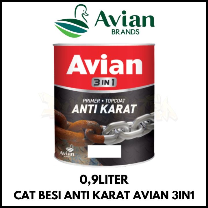 Cat Besi Anti Karat Avian 3in1 09liter Lazada Indonesia 3574