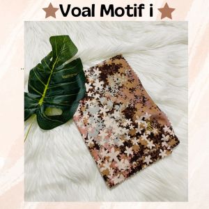 Hijab SegiEmpat Voal Motif Bunga Kecil Warna Kerudung Segi Empat Cutting Laser Jilbab SegiEmpat Voal Motif Terbaru Terkini Murah