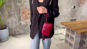 Cross-border new style top-grain leather handbag womens shoulder bag crossbody bag small tote bag genuine leather womens bag Korean fashion phone bag