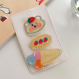 BỘ 03 KẸP TÓC MÁI HÌNH THÚ ĐÁNG YÊU