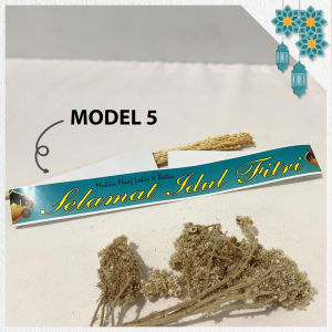 Pita Selempang Paper Belt Parcel Lebaran Hampers Ucapan Selamat Idul Fitri 50 Pcs