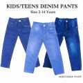 MAONG PANTS FOR BOYS KID - DENIM PANTS- KIDS/TEENS PREMIUM QUALITY DENIM PANTS -  [AGE 2-14 YEARS]. 