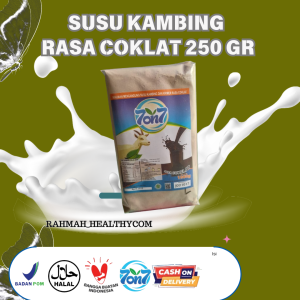 SUSU KAMBING ETAWA KEMASAN RASA COKLAT 250 gr BPOM MEREK SEVEN ON SEVEN 7on7