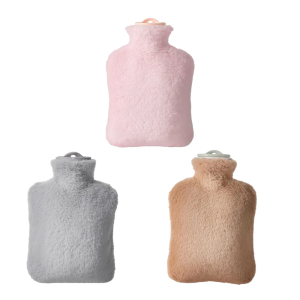 Hot Water Bottle With Soft Rabbit Furs Cover Hot Water Bag For Office Use And Work Desk Bed Warmers for Winter Warmth