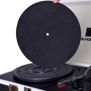 Turntable Mat Slipmat Audiophile 3Mm Felt Thick Diameter 30Cm Platter Vinyl Record Players Anti-Vibration Durable Anti-Static