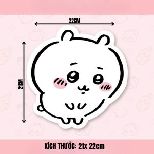 Miếng Lót Chuột Da PU Họa Tiết Chiikawa Cinnamoroll Chống Trượt Chống Thấm Nước Dễ Dàng Vệ Sinh