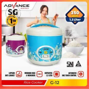 Advance Rice cooker 1.2 Liter G12 / Penanak Nasi 1.2 L / magic Com g12 12 liter 350W GARANSI RESMI