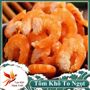 500gr  TÔM KHÔ NGON  KHÔNG PHẨM MÀU  THỦ CÔNG TRUYỀN THỐNG- Vựa Khô Minh Triết