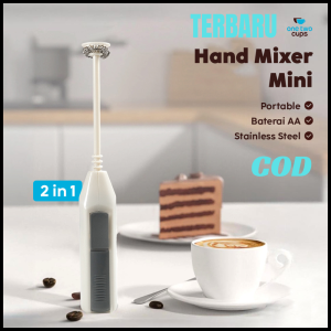 PROMO DISKON COD One Two Cups Hand Mixer Mini Pengocok Telur Kopi Milk Frother Battery PENGADUK KOPI ADONAN