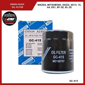 Union Asahi Oil Filter for MAZDA MITSUBISHI ISUZU 4G13 15 64 EG1 KF-ZE KL-ZE GC-415