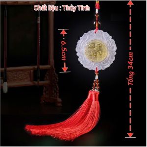 Dây Treo Hình Ngọc Bội Khánh Treo Xe Ô tô Chữ Phúc khánh treo trang trí ô tô