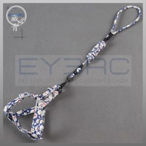 Adjustable Flower Print Harness with Leash
