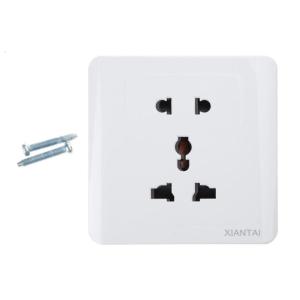 Universial 5 Hole Electric AC Power Outlet Panel Plate Wall Dock Socket