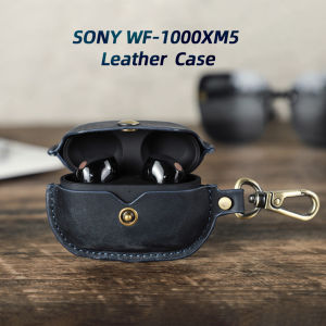 Liên hệ với gia đình handmade da thật Tai nghe trường hợp cho SONY-WF-1000XM5 Tai nghe vỏ Bluetooth hộp sạc không dây