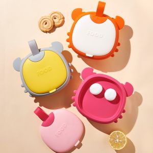 BW-C902 Kotak Makan Anak Bentuk Crab Set Sendok Garpu Gunting Kids Lunch Box / Rantang Makan