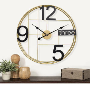Minimalist Nordic Series Wall Clock Hot Sale Modern Iron Art Home Living Room Clocks Simple and Fashion Creative Vintage Clock Decorations 60cm