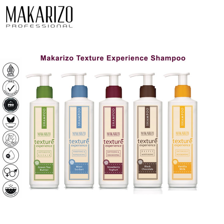 Makarizo Texture Experience Shampoo 250ml Lazada Indonesia