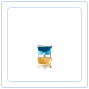 【COZYCASA】881 Toy Storage Rack for Kids Plastic Bin Box with Wheels
