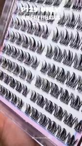 [24-Hour Shipping]BABELASH Glue-free False Eyelashes 10 Row Eyelash Lazy Single Cluster of Sunflowers 100-160 Clusters False Eyelashes Self-Adhesive New Upgraded Softer Lashes 10-12mm Natural