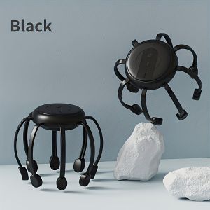 1pc 8-Finger Head Massager - 3 Modes/USB Charging | 360° Deep Relaxation Scalp Massage Device for Home & Travel Use Portable Wireless Modern Design Holiday Gift Sleek Design Durable Build Lightweight Construction Office Workers