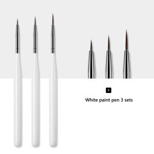 MS.W 15pcs Nail Art Acrylic Brush Set Design Painting Dotting Detailing Brushes Tool Kit Nail Brush For Nail Art