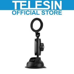 TELESIN Suction Cup Car Mount Magnetic Phone Holder