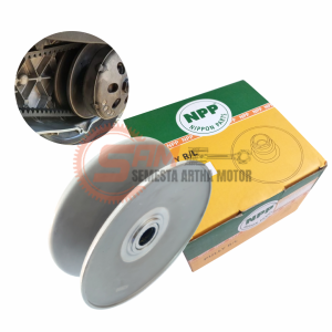 NPP Ori Puli Beat Scoopy Carbu Pully Motor Matic Pulley Belakang Only