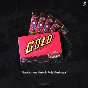 Mister Golo Ginseng Original Suplemen Stamina Pria Gold Minuman Botanical Drink Rasa Madu / Banana