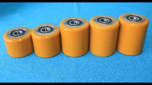 High Grade Pallet Truck s PU Load Wheels c/w Bearing 6204Durable and Good Performance products (Steel Centre Rims)