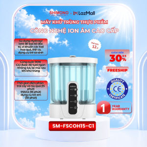 Máy Khử Trùng Khử Khuẩn Thực Phẩm SHIMONO Loại Bỏ Độc Tố Giữ Độ Tươi Ngon Cực Fresh SM-FSCOH15-C1