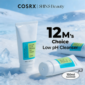【3pcs】COSRX Low pH Good Morning Gel Cleanser 150ml