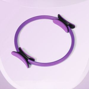 Pilates Circle Yoga Ring Portable Fitness Workout Home Exercise Resistance Handle Pilates Ring Hips Legs Training Yoga Ring
