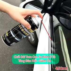 Xịt Dưỡng Gioăng Cao Su Ô Tô [AUTOMOTM] Silicon Spray 450ml: Bôi Trơn Chống Kẹt Cửa Kính