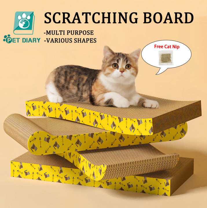 Cat Scratcher Cat kitten Scratching Cardboard Corrugated Scratch