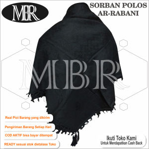 SORBAN AR-RABANI POLOS SURBAN HAJI RONCE KUALITAS TERJAMIN